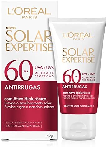 L’Oréal Paris Solar Expertise Antirrugas FPS60 – Protetor Solar Facial 40g