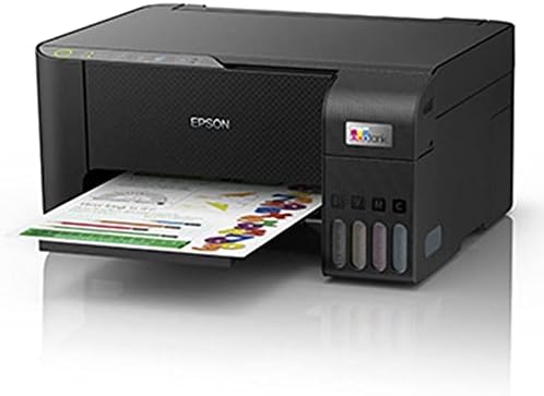 Epson EcoTank L3250 – Multifuncional, Tanque de Tinta Colorida, Wi-Fi Direct, USB, Bivolt, Preto