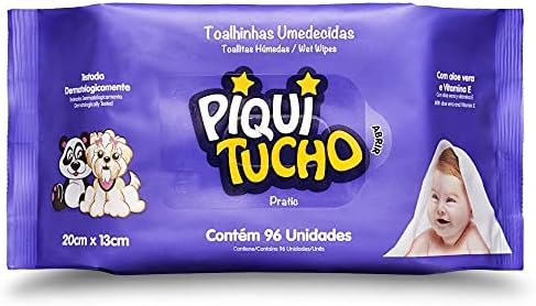 Piquitucho Pratic – Toalhas Umedecidas, 96 Unidades