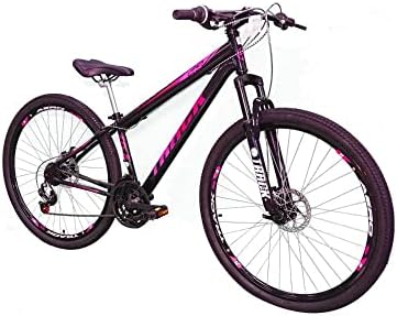 Bicicleta Aro 29 TB Niner MTB Preto e Pink Track Bikes