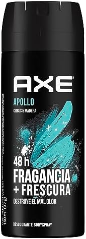 AXE Antitranspirante Aerosol Apollo Proteção + Perfume Vetiver E Mandarina 150 Ml (89G)