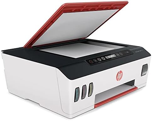 Impressora Multifuncional HP Smart Tank 514 Original Tanque de Tinta Continua Wi-Fi Scanner. Funções: Imprimir, Copiar, Digitalizar. Cor Branco/Vermelho (3YW74A)