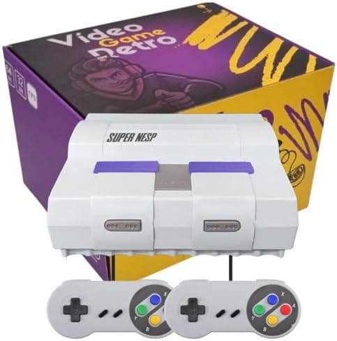 Mini Super Nintendo Retro com 93 mil jogos + 2 Controles 64GB