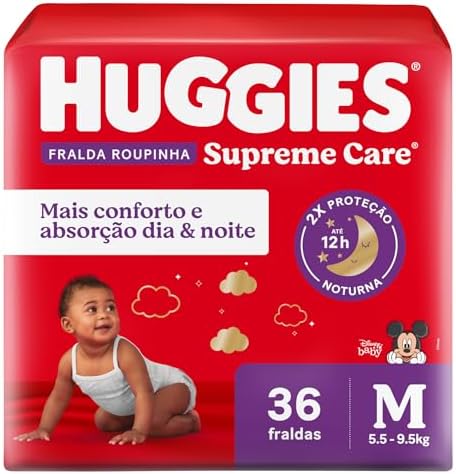 HUGGIES Fralda Huggies Supreme Care Roupinha M – 36 Fraldas