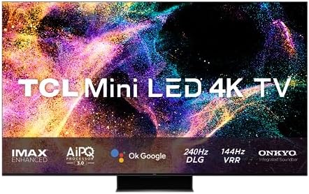 TCL QLED MINI LED TV 75” C845 4K UHD GOOGLE TV DOLBY VISION IQ