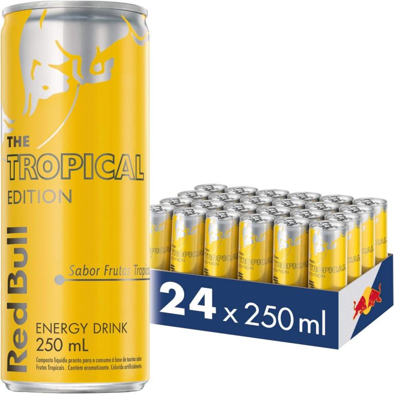 Pack de 24 Latas Red Bull Energético, Tropical, 250ml