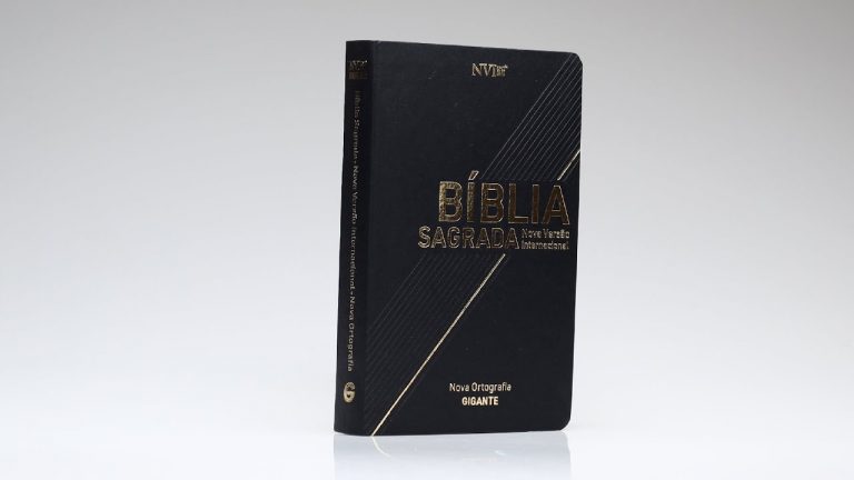 Bíblia Sagrada | NVI | Letra Gigante | Luxo | Nova Ortografia | Preta – Livrarias Família Cristã