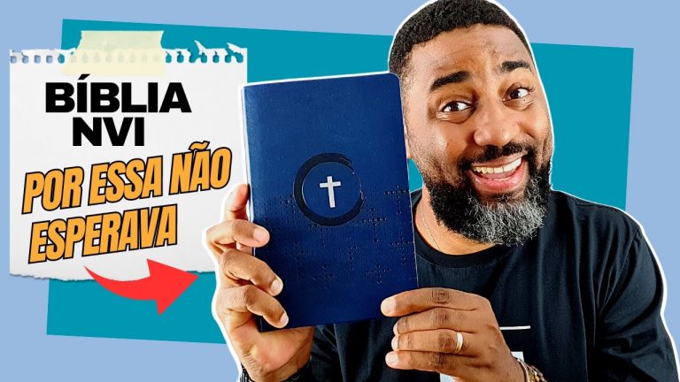 👑REVIEW – Bíblia NVI Slim – Capa Luxo Azul Cruz – Editora Vida | Flávio Sacramento