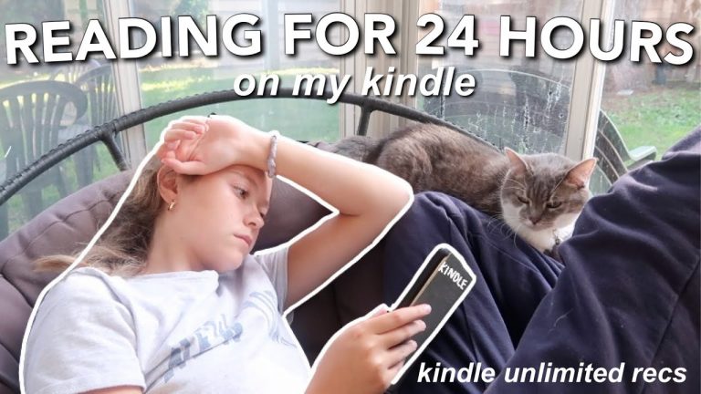 READING FOR 24 HOURS ON MY KINDLE (kindle unlimited books!)