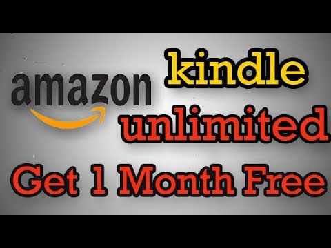 Get 1 Month Free in Amazon Kindle Unlimited