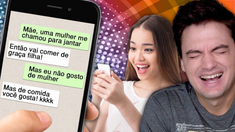 MÃES e PAIS CONVERSANDO com FILHOS no WhatsApp [+10]