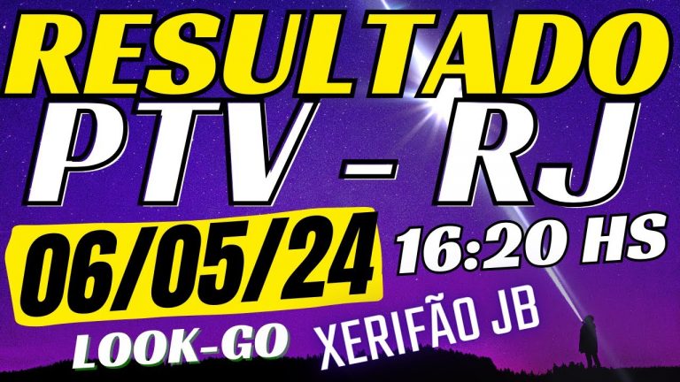 Resultado do jogo do bicho ao vivo – PTV – Look – 16:20 06-05-24