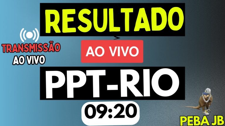 Resultado Do Jogo Do Bicho AO VIVO PPT-RJ 09:20 – 11/05/2024