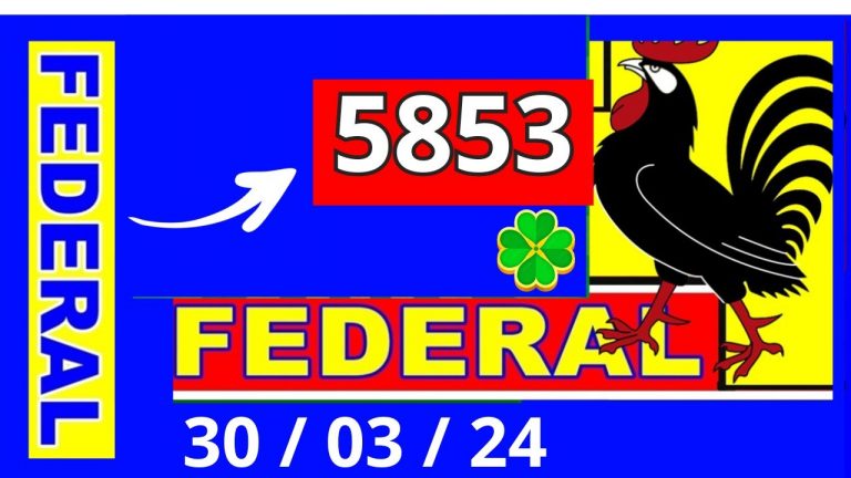 Resultado do Jogo do Bicho das 19 horas pela Loteria Federal 5853