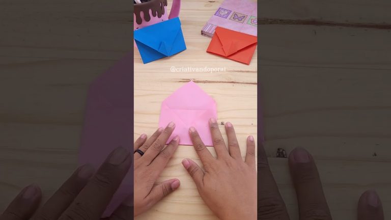 Vem comigo fazer um cartão SUPER fácil para o Dia das Mães I Origami