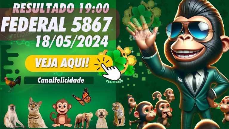 🔴 RESULTADOS AO VIVO –  LOTERIA FEDERAL DO BRASIL  extração 5868 – JOGO DO BICHO  – Live  22/05/2024