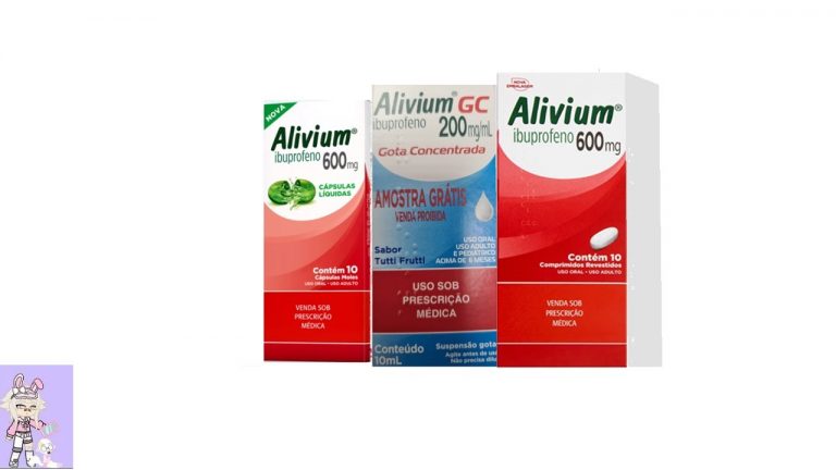 [Ibuprofeno] / Alivium 600mg – Venda Sob Prescrição Médica.