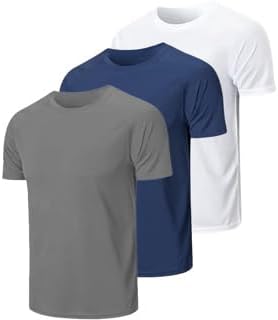 Kit 3 Camisetas Masculinas Poliéster Básicas Dry fit