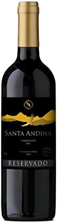 Santa Andina Vinho Tinto Chileno Reservado Carmenere 750 Ml