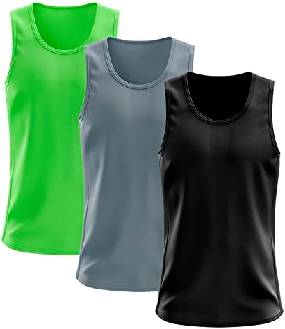 Kit 3 Regatas Dry Fit Lisa Básica Proteção Solar UV Térmica Camiseta Treino Academia Ciclismo 834