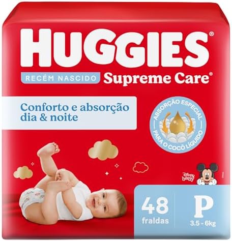 Huggies Supreme Care P – Fralda infantil, 48 unidades
