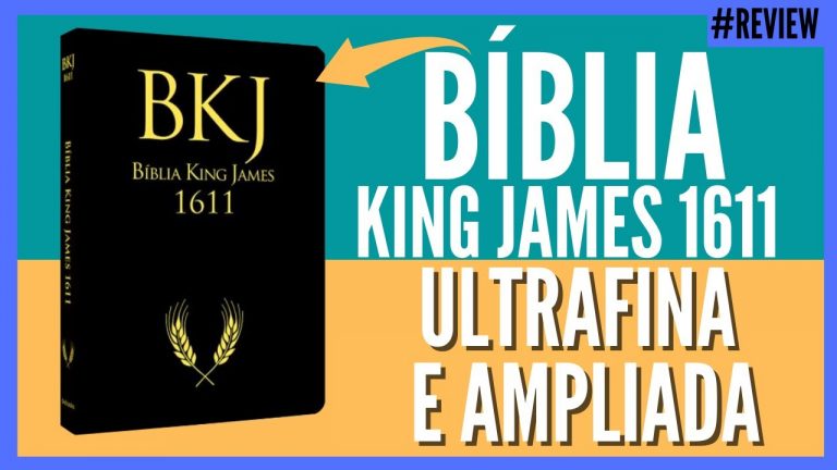 🔴 BÍBLIA KING JAMES 1611 ULTRAFINA AMPLIADA PRETA – BKJ1611 Ultrafina Ampliada  | Flávio Sacramento