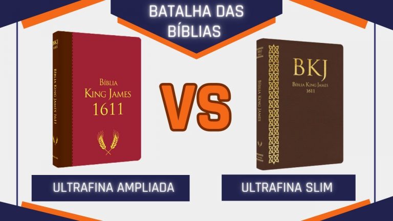 👑BÍBLIA KING JAMES 1611 ULTRAFINAS – Batalha das Bíblias | Flávio Sacramento
