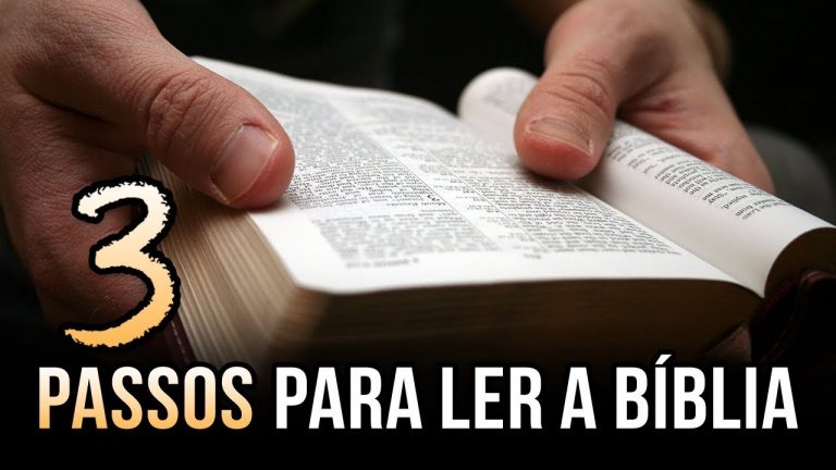 COMO LER A BÍBLIA EM 3 PASSOS SIMPLES – Pastor Antonio Junior