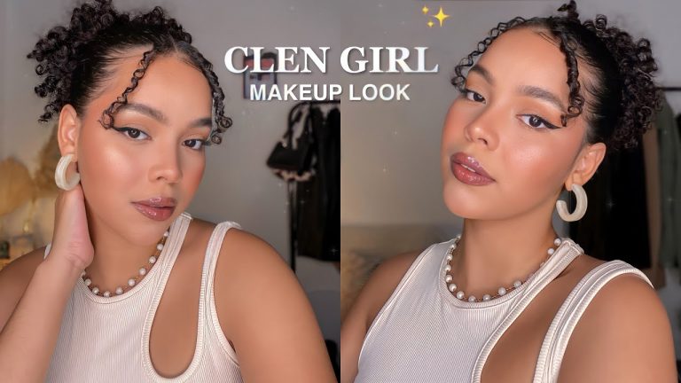Clean girl makeup ✨ | tutorial da maquiagem natural das gringas no tiktok  (aesthetic)
