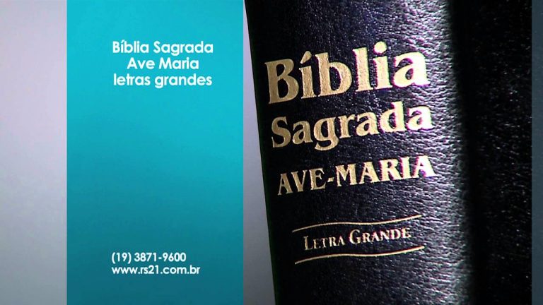 Dica 21 – Bíblia – Ave Maria Letras Grandes