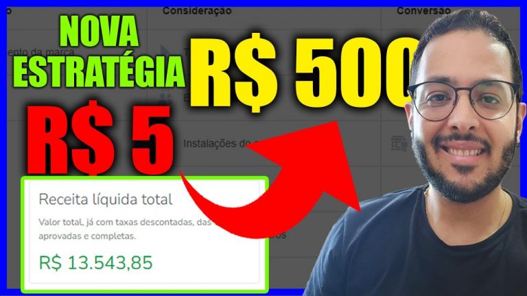 FAÇA R$ 5 VIRAR R$ 500 NO FACEBOOK ADS | A MELHOR ESTRÁTEGIA P/ 2024