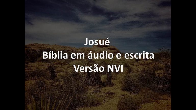 Josué Completo – Bíblia em áudio e escrita – Versão NVI