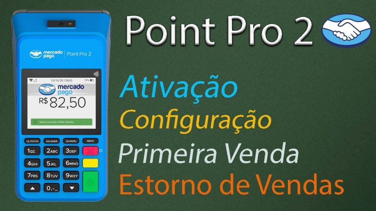 Máquina de cartão Point Pro 2 – Como Configurar, Vender e Estornar Pagamento – PASSO A PASSO