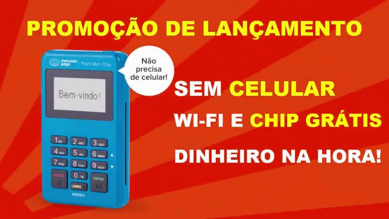 Nova Maquininha Mercado Pago Com Chip e Wi-Fi
