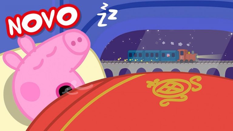 Peppa Pig Português Brasil | Festa do Pijama no Trem | NOVO Contos da Peppa Pig