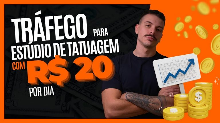 Tráfego pago para estúdio de tatuagem com R$20 na prática (Facebook Ads)