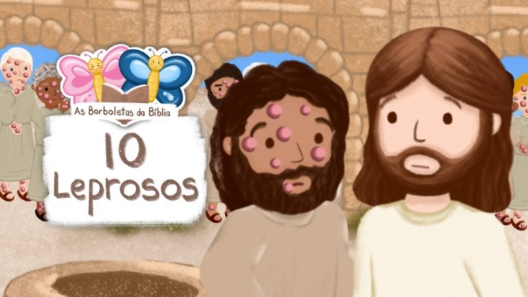 10 LEPROSOS São Curados · DESENHO BÍBLICO INFANTIL KIDS · HISTÓRIA DA BÍBLIA PARA CRIANÇAS