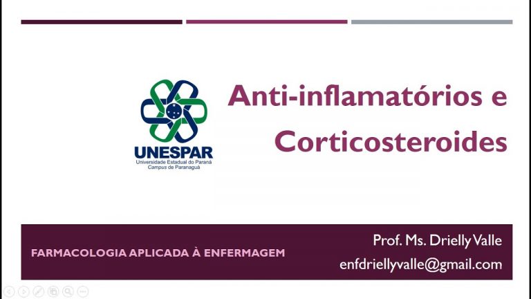 Aula 12 – Anti-inflamatórios e corticosteroides 23-09
