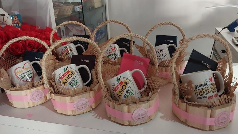 Montando nossas primeiras cestas para o dia das mães -DIY Presentes