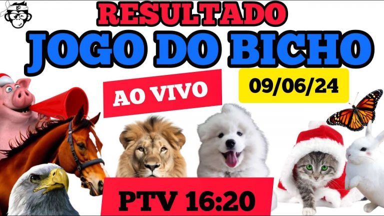 RESULTADO DO JOGO DO BICHO AO VIVO PTV 09/06/24