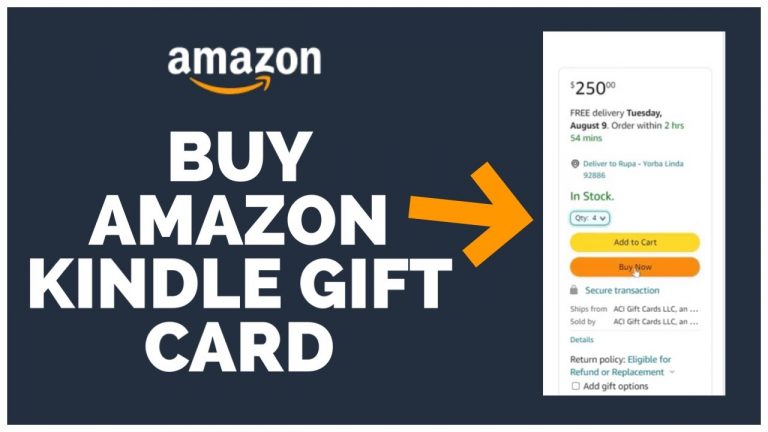 How To Buy Amazon Kindle Gift Card Online (2022) | Purchase Kindle Gift Cards