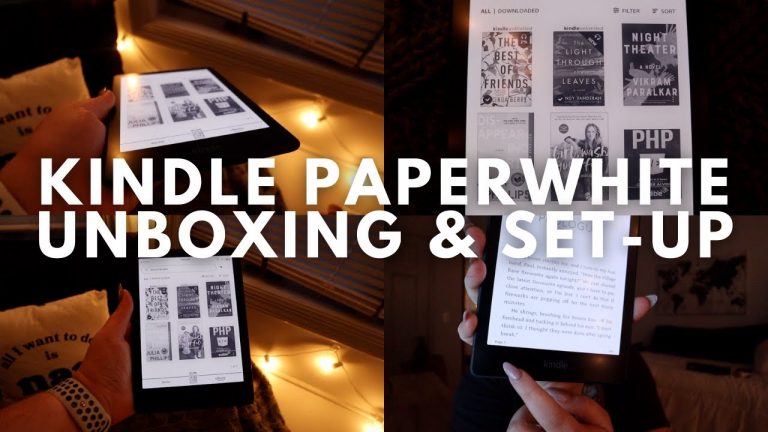 Kindle Paperwhite Unboxing & Set-Up | Set up Kindle Unlimited + Downloading Books | Serena McGowan