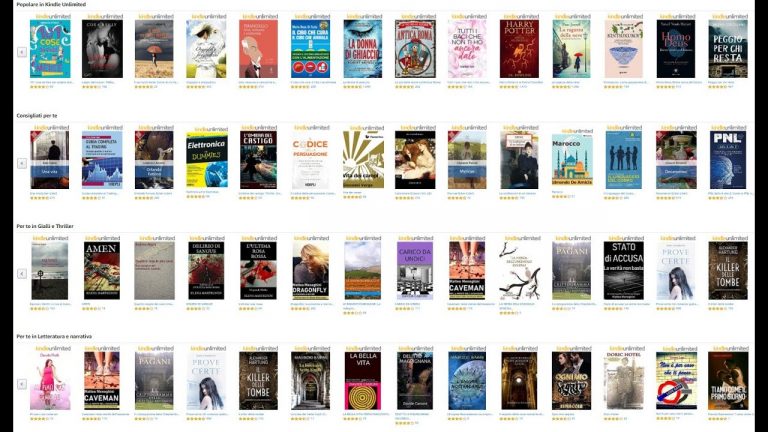 Come leggere più di un milione di ebook con Kindle Unlimited in prova gratuita