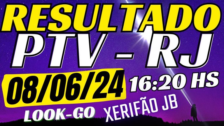 Resultado do jogo do bicho ao vivo – PTV – Look – 16:20 08-06-24