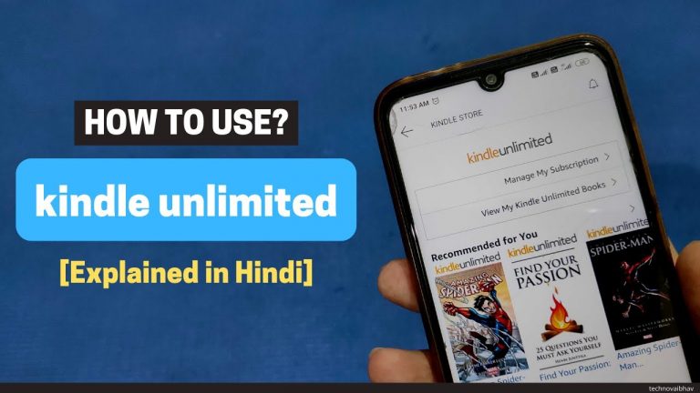 What is Kindle Unlimited – Kindle Unlimited India Review in Hindi | How to Use? | Techno Vaibhav