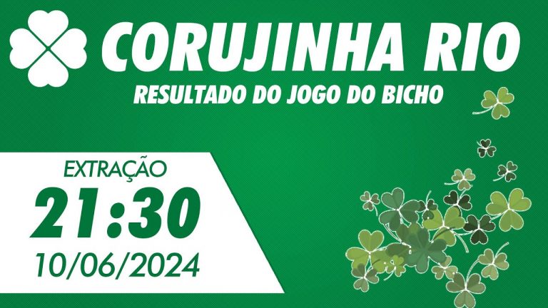 🍀 Resultado da Corujinha Rio 21:30 – Resultado do Jogo do Bicho Coruja RJ 10/06/2024