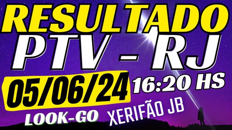 Resultado do jogo do bicho ao vivo – PTV – Look – 16:20 05-06-24