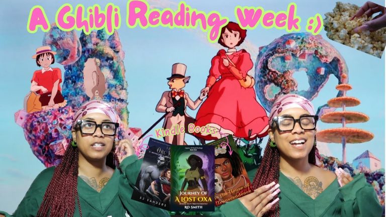 KU Reading Vlog || Kindle Books, Ghibli Giving Me Giggles & Vibes 🎻