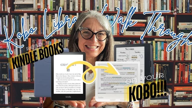 Kobo Libra 2 Color E-Ink Walkthrough and Converting Kindle Books for Kobo