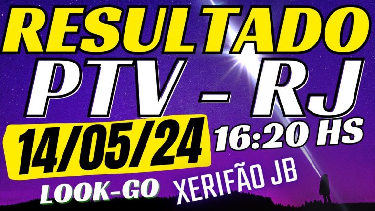 Resultado do jogo do bicho ao vivo – PTV – Look – 16:20 14-05-24
